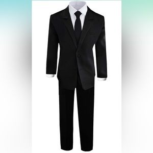 Boys Black Tuxedo Suit